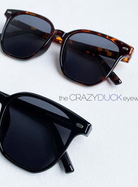 复古韩版茶色偏光太阳眼镜男网红款粉灰素颜女Q方形大框开车墨镜