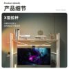 Perforated board desktop storage rack desk bookshelf multi-layer desk computer desk storage Q rack monitor elevated rack