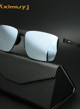 高清尼龙镜片偏光太阳眼镜男士简约大脸方框司机驾驶钓鱼专用墨镜