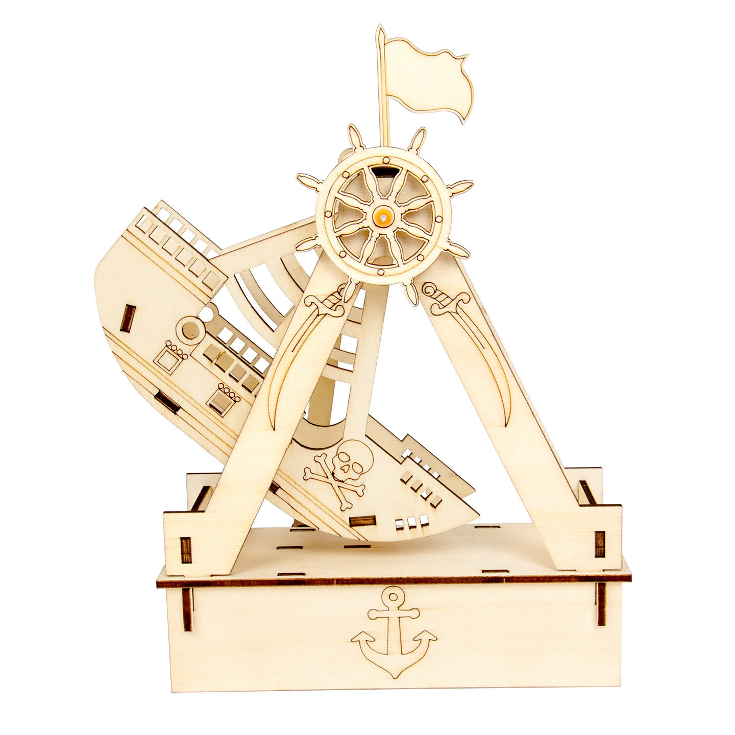 科技小制作海盗船手工小发明STEAM科学小实验教具diy材料益智玩具,淘宝优惠券,粉丝福利购,淘宝优惠卷