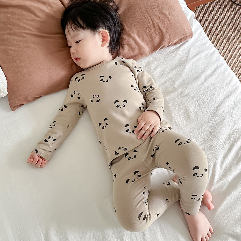 儿童秋衣秋裤男童春秋长袖女童宝宝无痕保暖内衣套装打底纯棉毛衫,淘宝优惠券,粉丝福利购,淘宝优惠卷