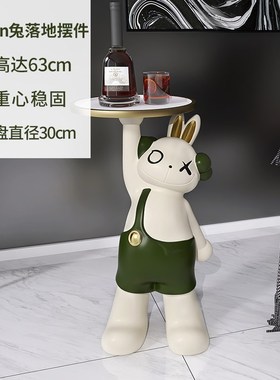 客厅沙发边几落地大摆件电视柜乔迁新居搬家礼品轻奢家居软装饰品