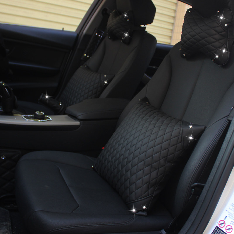 韩国时尚镶钻水钻汽车女用品车载排挡套手刹套安全带护肩套饰套装,淘宝优惠券,粉丝福利购,淘宝优惠卷
