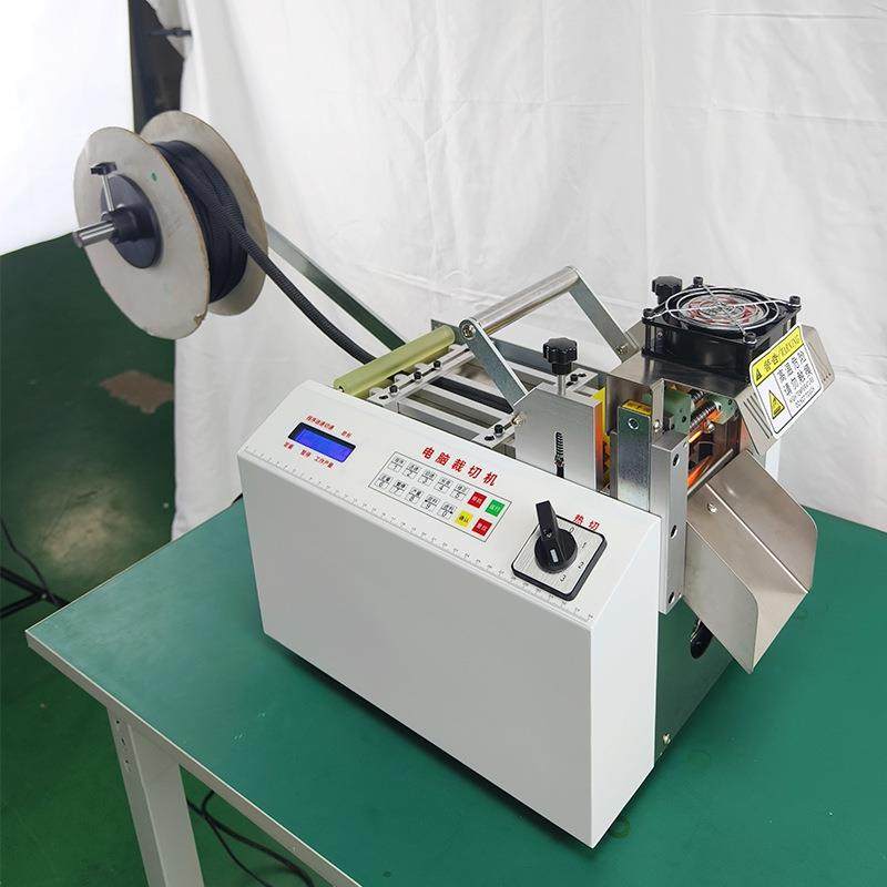 编织网管切管机塑胶套管硅胶管热切尼龙编织网管裁切机自动切带机 - 图2