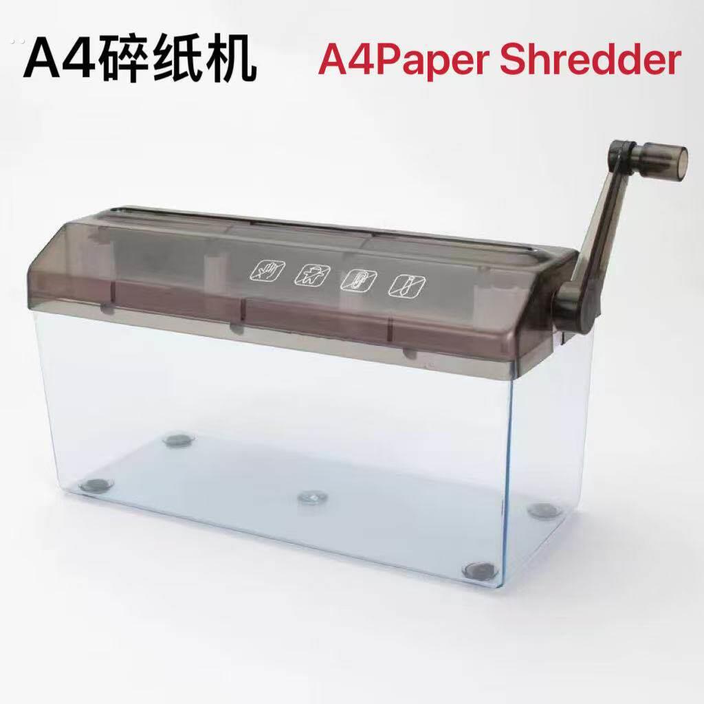 Small paper shredder student manual mini fully automatic home office desktop home portable hand-crank mute