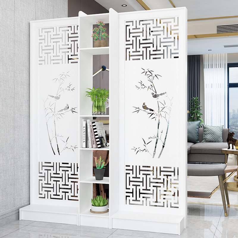 进门屏风隔断玄关柜客厅简约现代时尚小户型置物架U装饰雕花镂空,淘宝优惠券,粉丝福利购,淘宝优惠卷