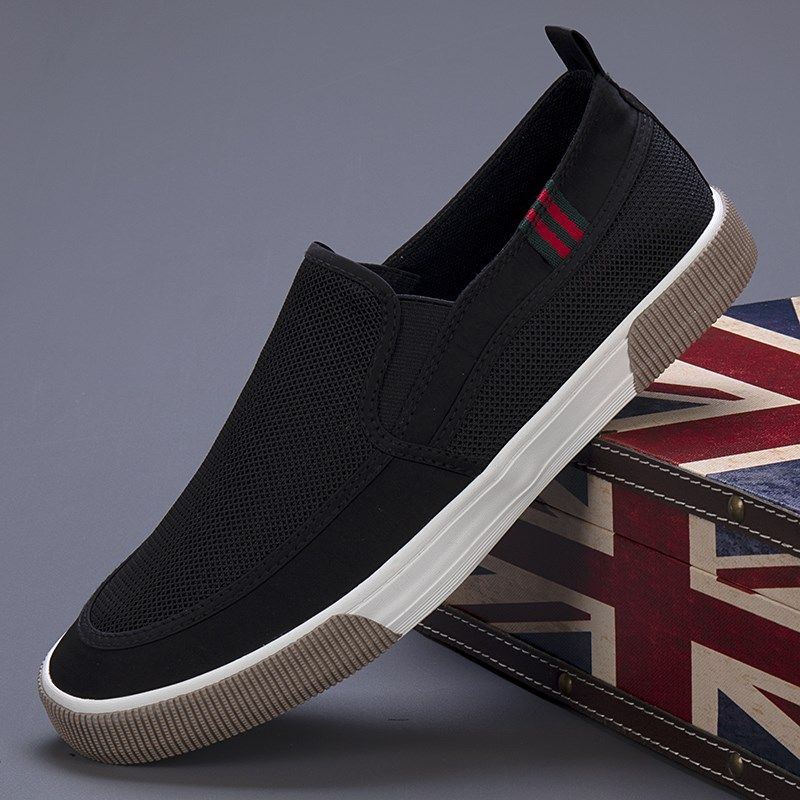 防臭透气网鞋男2024夏季新款一脚蹬休闲鞋M网面鞋韩版软底薄款布,淘宝优惠券,粉丝福利购,淘宝优惠卷