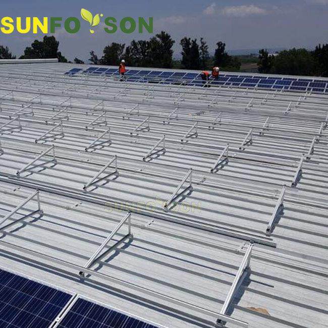 铝合金光伏支架导轨三角架太阳能屋顶安装系统可压载可做水泥墩,淘宝优惠券,粉丝福利购,淘宝优惠卷