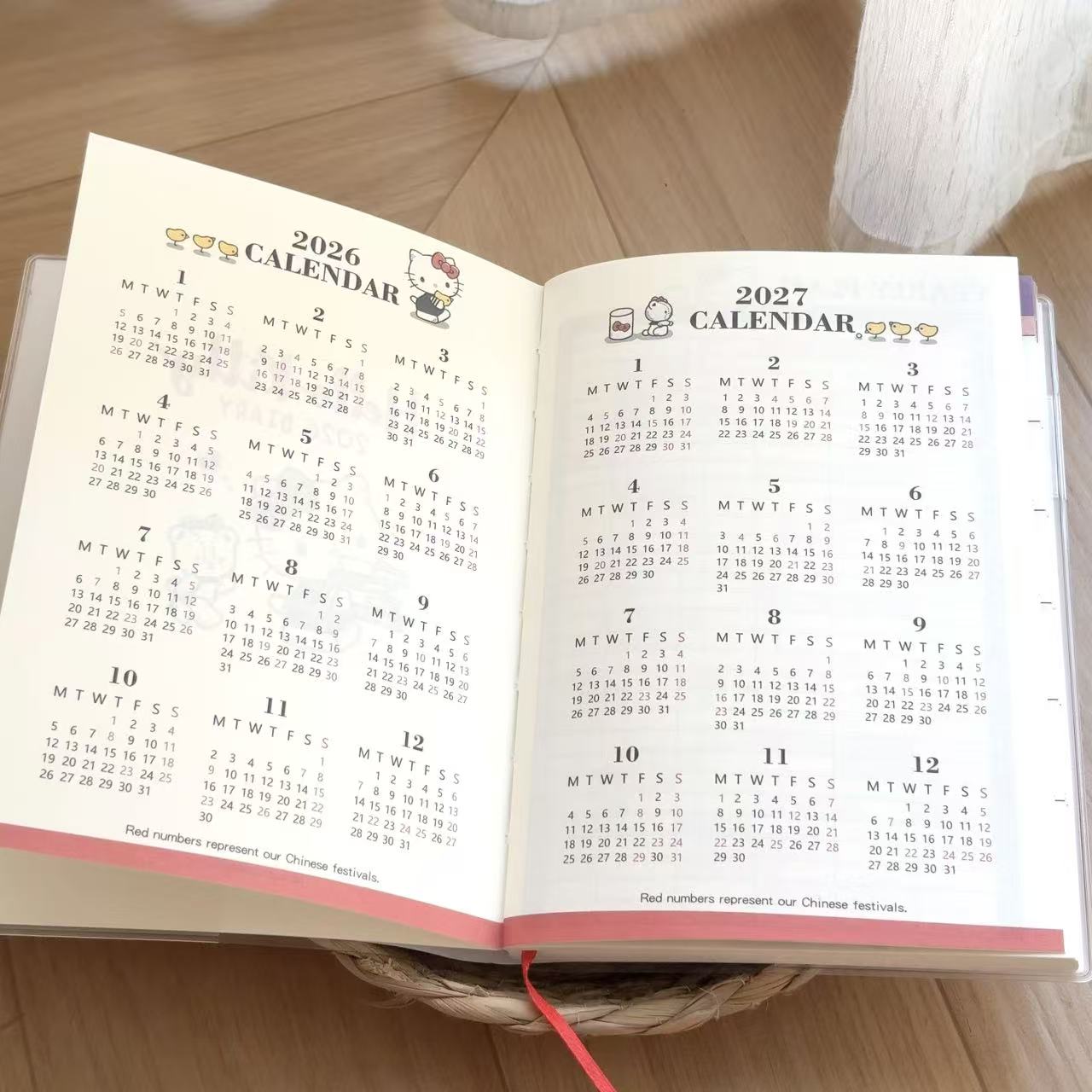 2026年新款可爱kt猫手账日程本高颜值学生计划本便携日记本记事本 - 图0