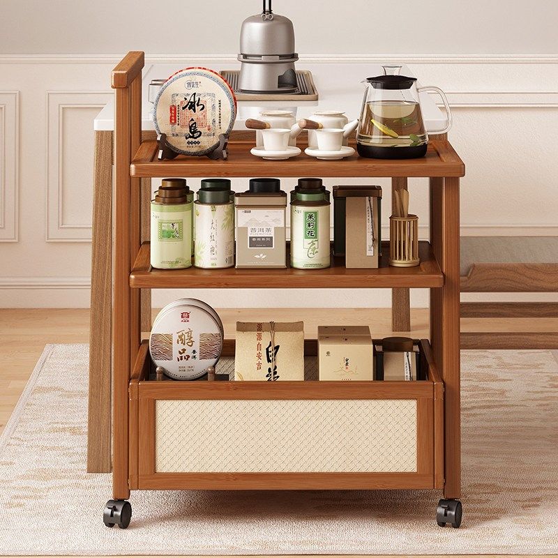 小推车茶几复古小桌子沙发边茶几侧边柜可移动置物架卧室床边角几,淘宝优惠券,粉丝福利购,淘宝优惠卷