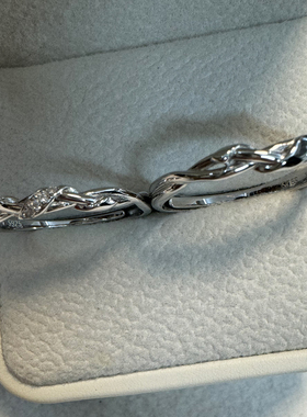 S925纯银陪伴着你情侣戒指老钱风