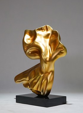 高端雕塑摆e件轻奢时尚样板间玄关艺术品酒店别墅走廊门厅商业大