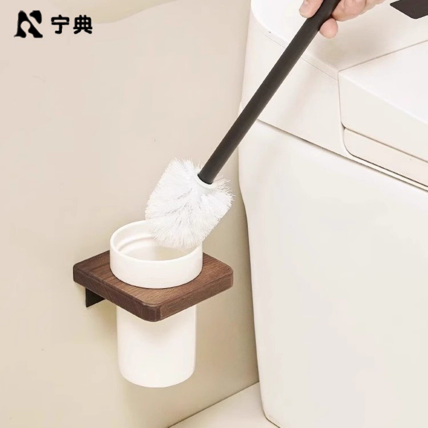 Light luxury toilet brush household no dead ends toilet brush