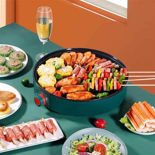 电烤盘多功能不粘电烤炉无烟烧烤炉家用宿舍烤肉锅牛排煎蛋电煎盘,淘宝优惠券,粉丝福利购,淘宝优惠卷