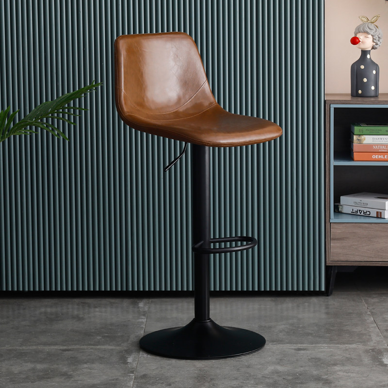 北欧吧台椅旋转升降椅家用靠背前台椅子现代简约轻奢高脚凳酒吧椅,淘宝优惠券,粉丝福利购,淘宝优惠卷