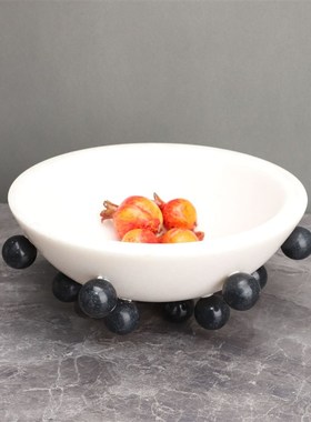 欧式创意陶瓷花器样板房s售楼部卧室客厅餐厅书房豆豆碗桌面饰品