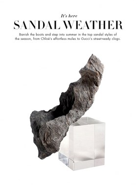 现代新中式水晶天然石假山摆件简约样板间玄O关柜书房客厅展示品