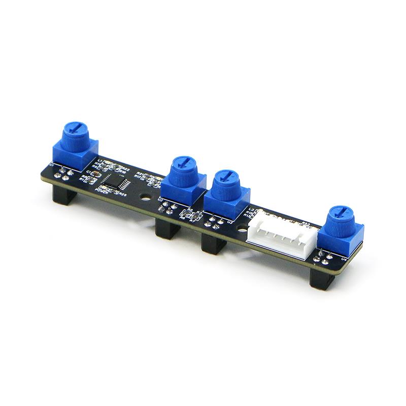 四路循迹模块高精度红外4路巡线寻迹传感器测距识别智能车机器人 - 图2