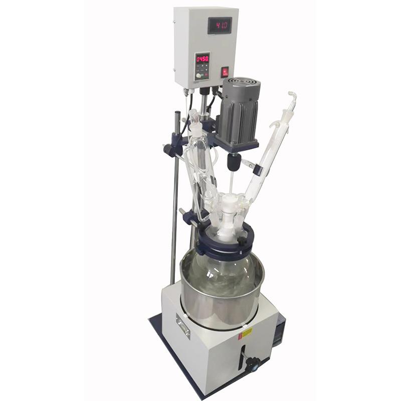 玻璃反应釜F系列1L-100L单层玻璃反应器厂家直销玻璃反应器 - 图1