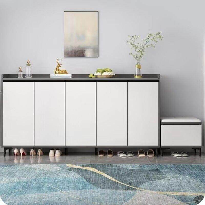 岩板鞋柜家用门口鞋柜实木玄关柜入户储物柜大容量收纳靠墙一体柜,淘宝优惠券,粉丝福利购,淘宝优惠卷