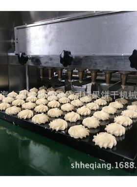 全自动曲奇饼干生产线 钢带炉曲奇成型机 燃气烤炉 曲奇切割模具