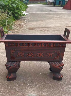 香炉室内外镀锌板铸铁合制香炉鼎寺庙佛堂家宗祠供奉土地庙插香鼎