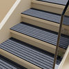 Solid color thickened stair step mat solid wood rotating platform step anti-slip mat home stair mat silent carpet