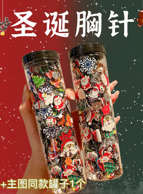 圣诞节礼物儿童卡通胸针女2025新款别针创意可爱礼品徽章衣服装饰