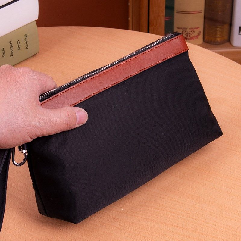 新款手包男e款帆布手拿包男士钱包休闲大容量手抓包防水牛津布男,淘宝优惠券,粉丝福利购,淘宝优惠卷