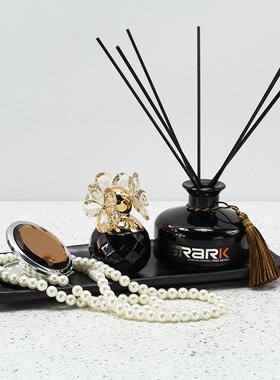 样板间饰品摆件托盘组合套装卫浴店浴室柜装饰品样板房卫生间软装