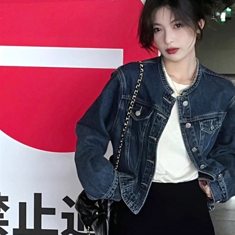 斩男又斩女牛仔短外套女春季港风复古修身夹克显瘦百搭御姐上衣秋,淘宝优惠券,粉丝福利购,淘宝优惠卷