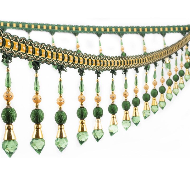 13厘米窗帘花边珠子花边配件流苏吊坠水晶珠子装饰帘头花边12米,淘宝优惠券,粉丝福利购,淘宝优惠卷