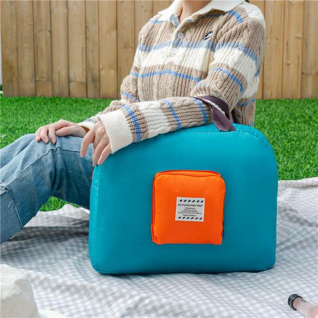 New folding travel storage bag luggage bag second generation shoulder bag moving travel bag airplane bag clothing storage bag
