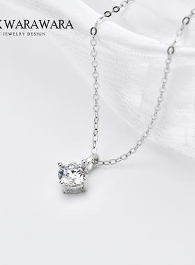 BOXWARAWARA四爪莫桑钻锁骨链女