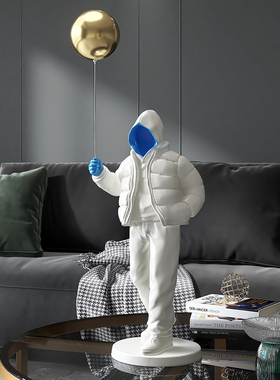 创意人物客厅玄关电视柜现代轻奢摆件家居饰品办公室桌面工艺品