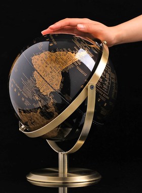 地球仪摆件轻奢高档客厅电视柜领导办公室桌面高端大气送礼装饰品