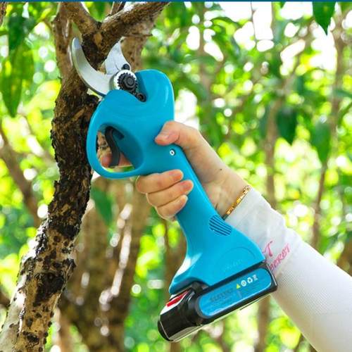 可工作4个小时以上锂电修枝剪桑树果树电动剪枝机粗枝细枝剪断机 - 图1