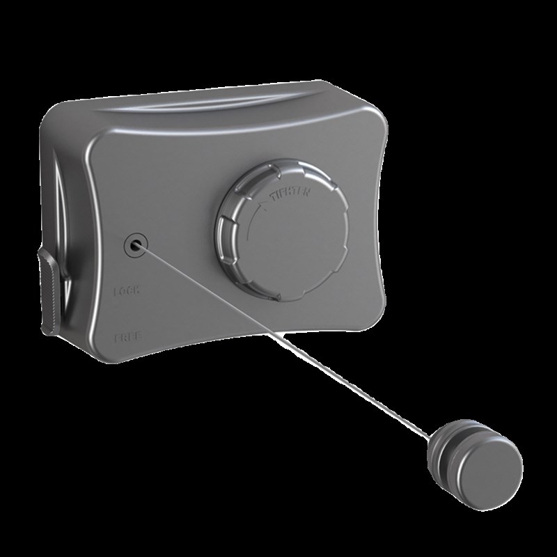 隐形收缩晾衣绳家用阳台化妆室免打孔晾晒架可伸缩钢丝绳晾衣神器 - 图3