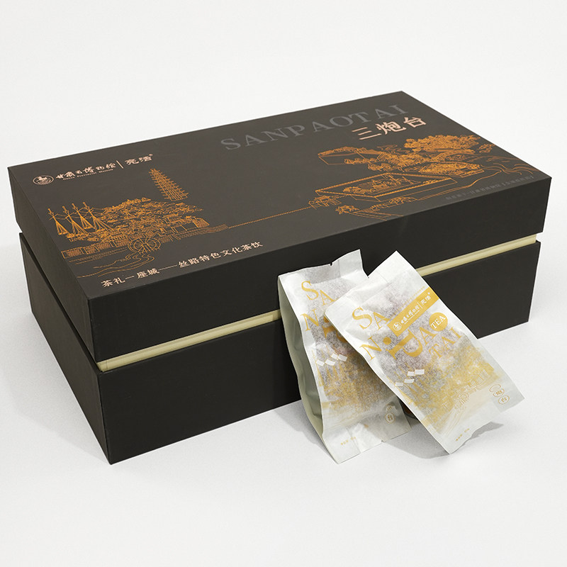 亮活兰州三炮台盖碗茶 甘肃省博物馆文创特产礼盒 多味组合八宝茶,淘宝优惠券,粉丝福利购,淘宝优惠卷