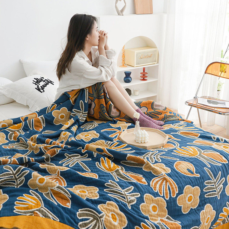 新疆长绒棉  高品质加厚六层纱布毛巾被夏P季薄款老式全棉空调,淘宝优惠券,粉丝福利购,淘宝优惠卷