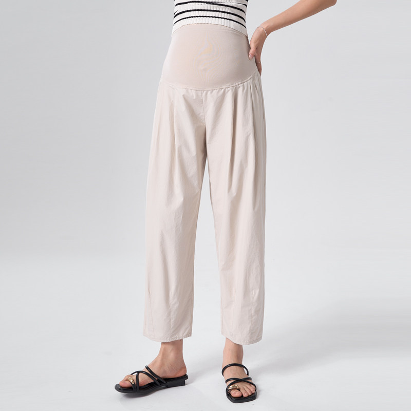 孕妇休闲裤夏季薄款2023新款夏款宽松纯棉阔腿裤外穿夏装直筒裤子,淘宝优惠券,粉丝福利购,淘宝优惠卷