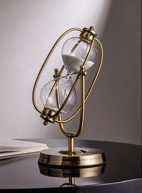 威弗列德客厅g酒柜装饰品办公室桌面高级感沙漏创意艺术地球仪摆