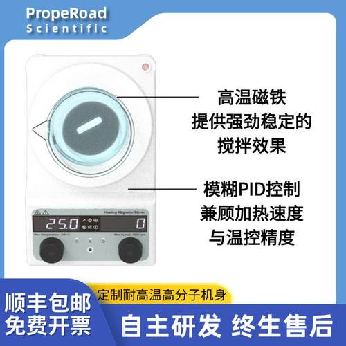 加热磁力搅拌器多联恒温恒速耐高温腐蚀磁力搅拌机强磁小型搅拌台 - 图0