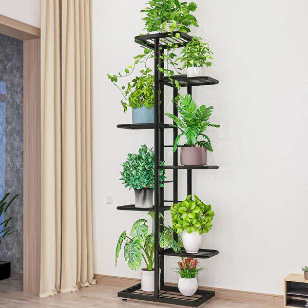 花架子多层室内家用阳台装饰置物架铁艺客厅7层8盆多层挂架绿萝,淘宝优惠券,粉丝福利购,淘宝优惠卷