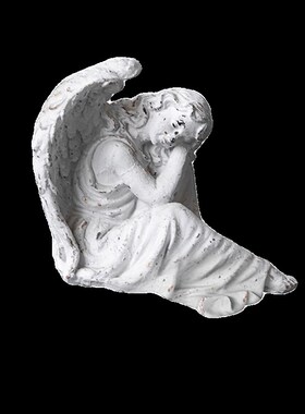 复古天使摆件创意庭院摆设婚礼婚礼道具客厅家居装饰品造景拍照