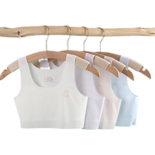 女童内衣发育期小学生初中生少女1C0岁13儿童小女孩无痕文胸小背 - 图2