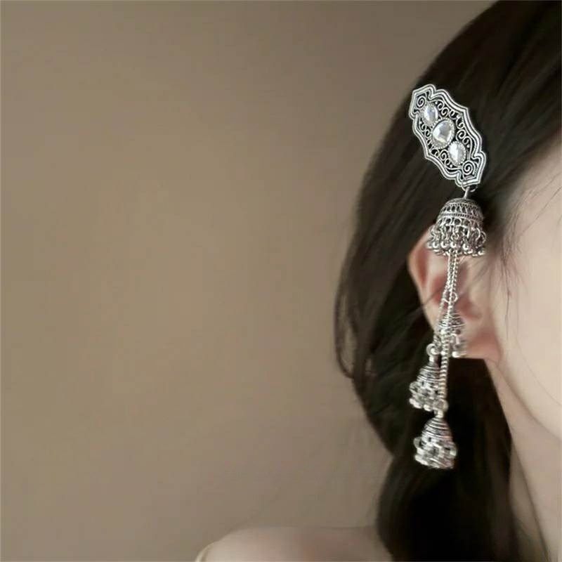 苗疆风~新中式铃铛发夹女轻奢流苏侧边夹民族风刘海夹盘发器头饰,淘宝优惠券,粉丝福利购,淘宝优惠卷