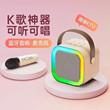 炫彩音响蓝牙话筒一体机全民无线家庭KTV音箱麦克风家用唱歌