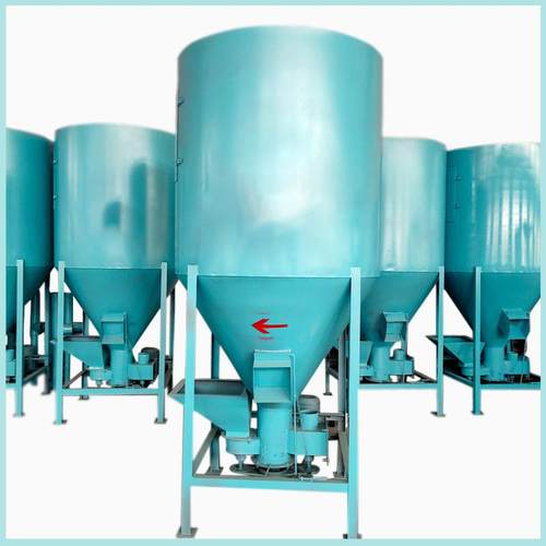 自吸立式无尘镀锌饲料粉碎搅拌机一体机玉米打料拌料搅拌混合机 - 图3