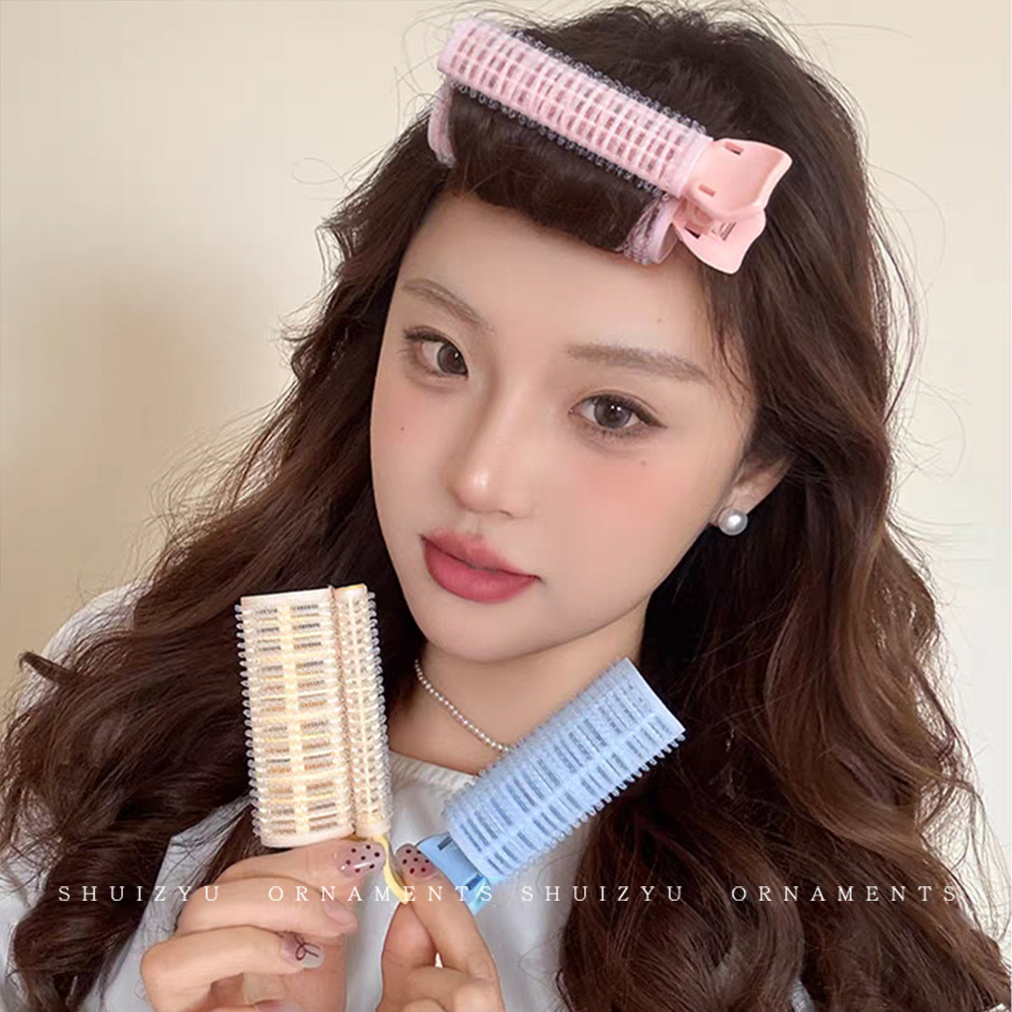 懒人空气刘海卷发筒女高颅顶定型神器前额发根蓬松夹卷发夹子头饰,淘宝优惠券,粉丝福利购,淘宝优惠卷